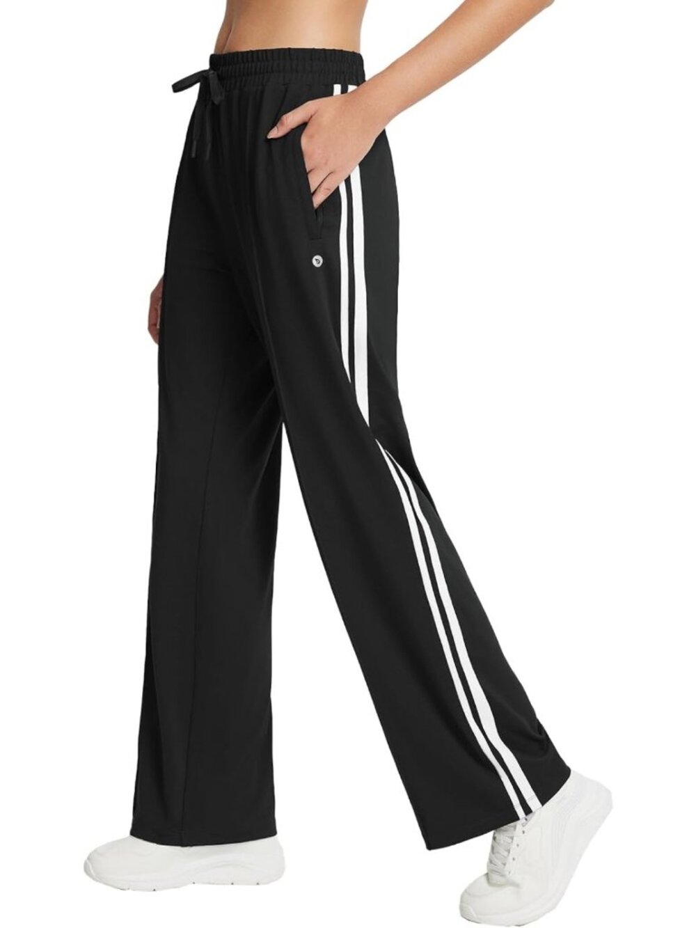 Petite 27" Inseam Track Pants for Women | Straight Leg Sweatpants, Activewear